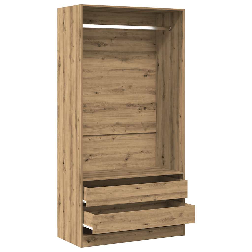 Ormar Artisan hrast 100x50x200 cm konstruirano drvo