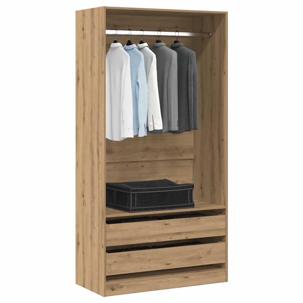 Ormar Artisan hrast 100x50x200 cm konstruirano drvo