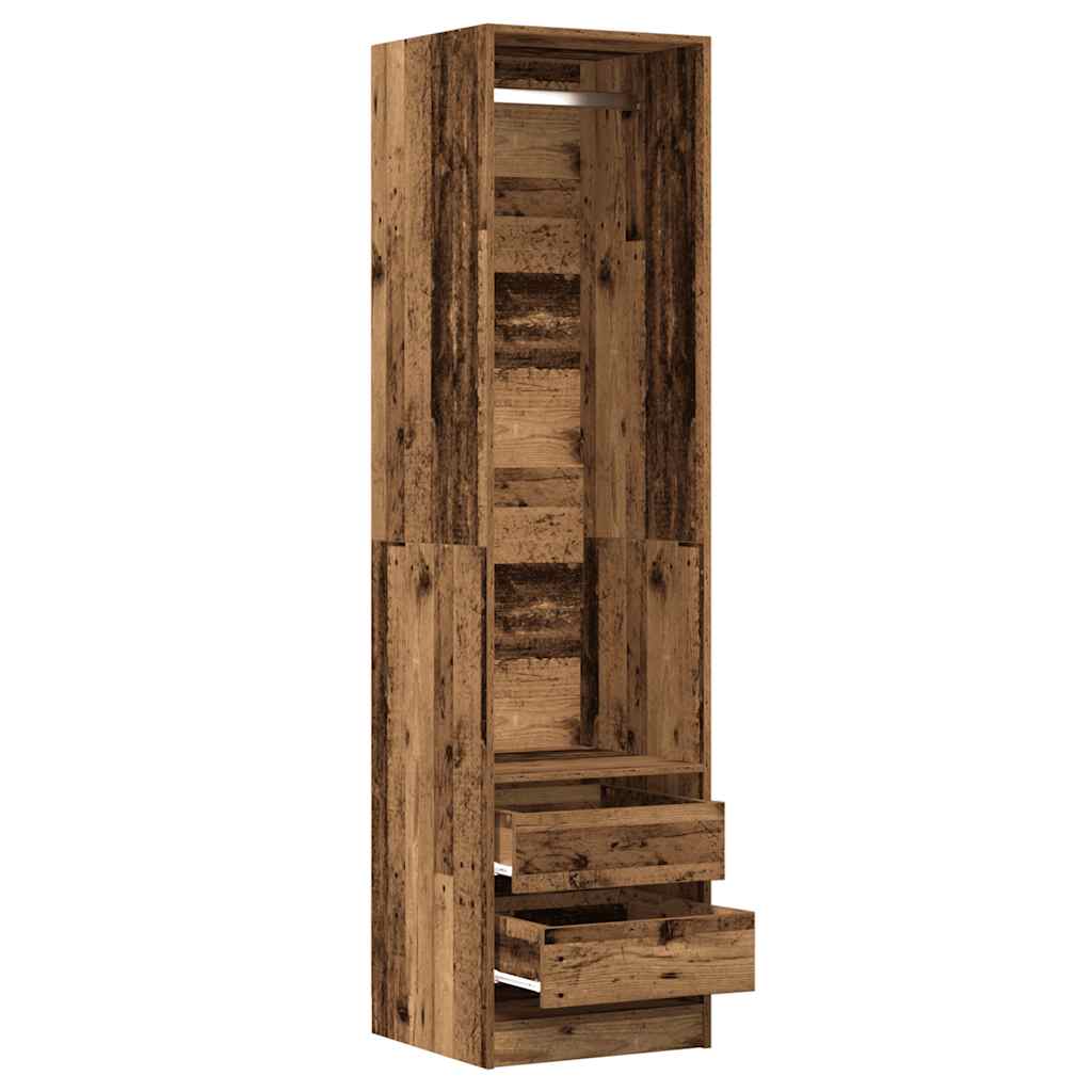 Ormar boja staro drvo 50 x 50 x 200 cm od konstruiranog drva