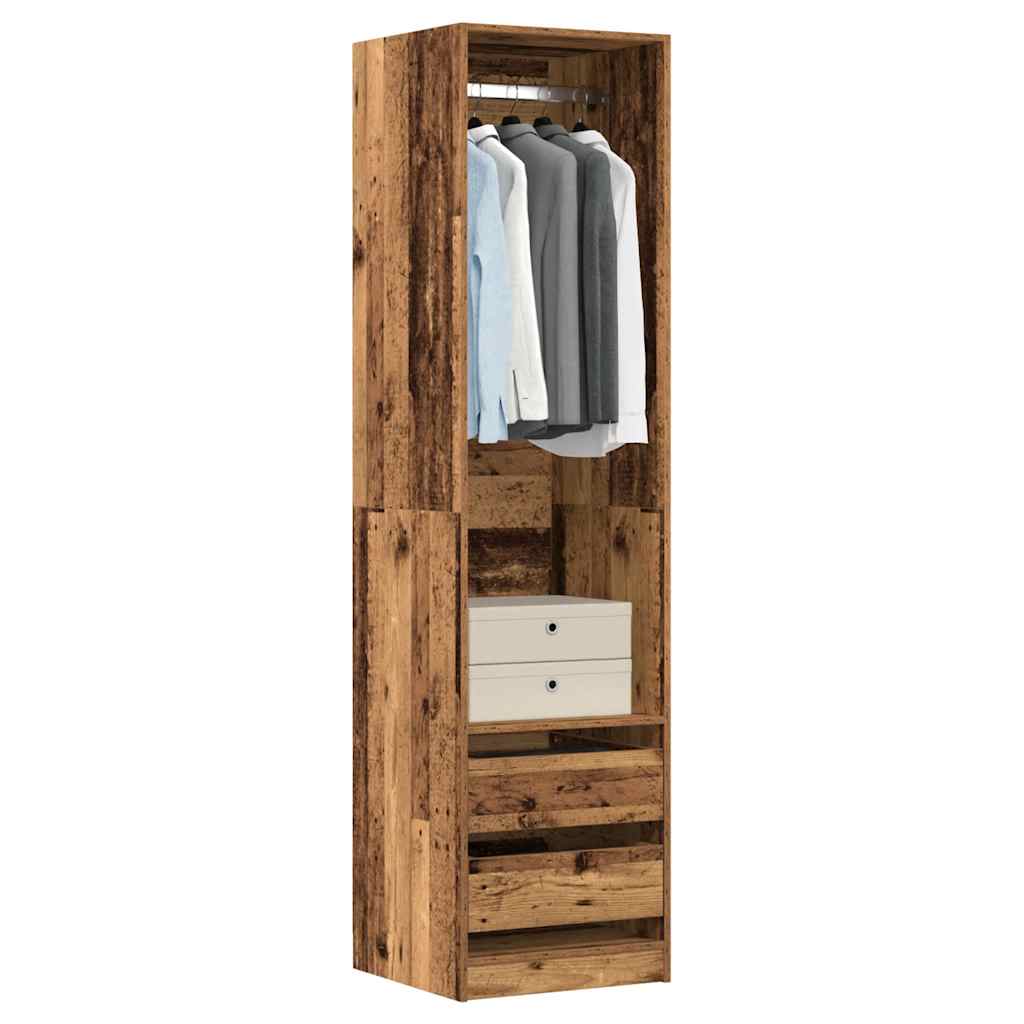 Ormar boja staro drvo 50 x 50 x 200 cm od konstruiranog drva