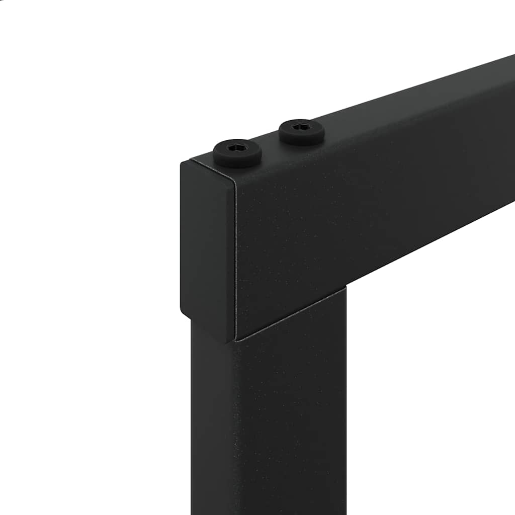 Stalak za drva crni 110x30x61 cm čelik