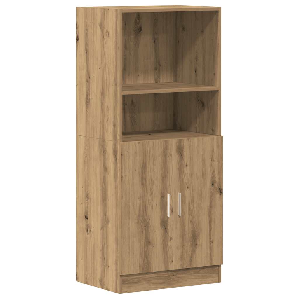 2-dijelni set kuhinjskih ormarića Artisan hrast izrađen od drva