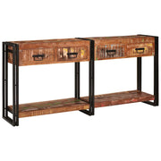 Konzolni stolovi s ladicama 2 pcs Šareni 161 x 33 x 75 cm