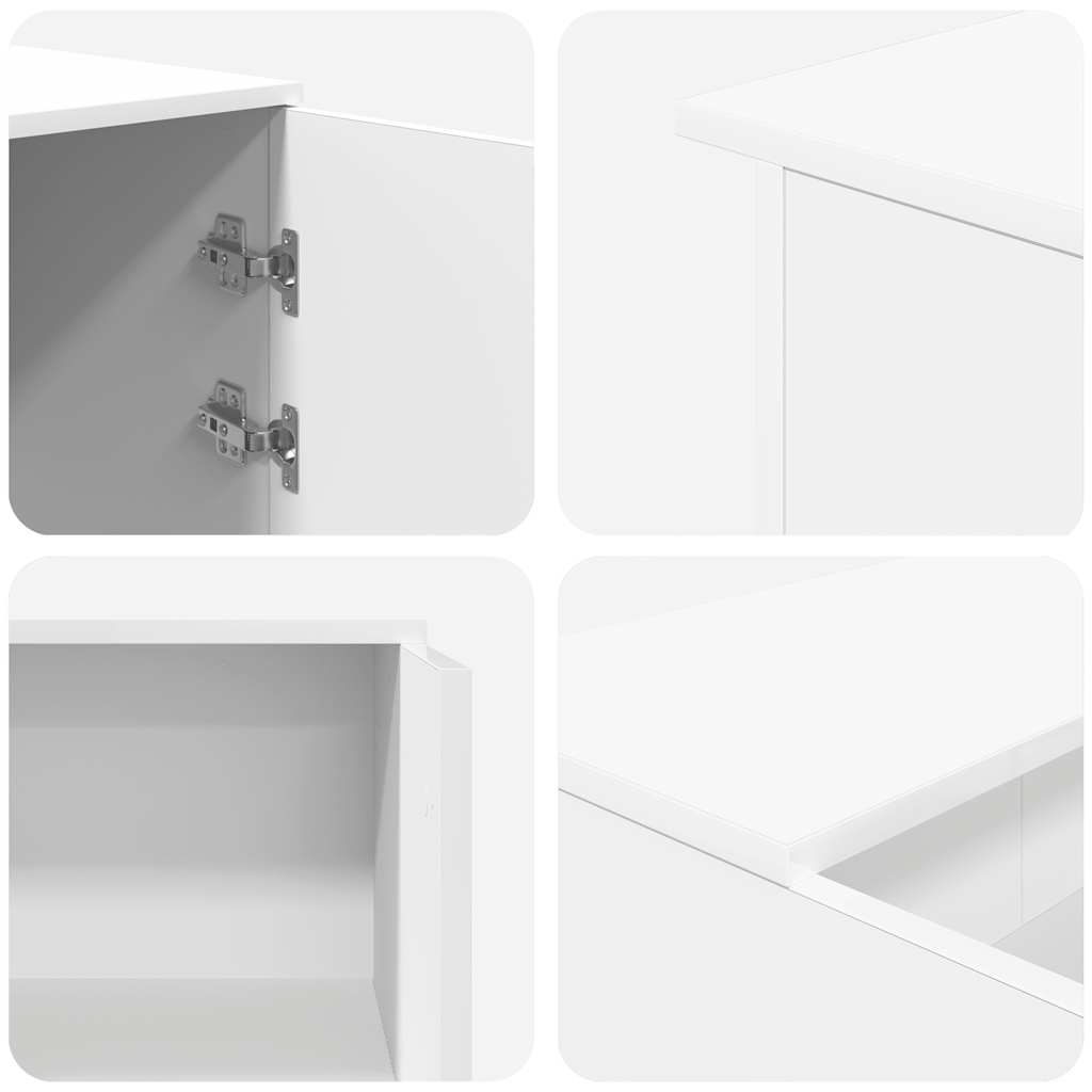 Recepcijski stol Bijeli 180x50x103,5 cm Inženirsko drvo