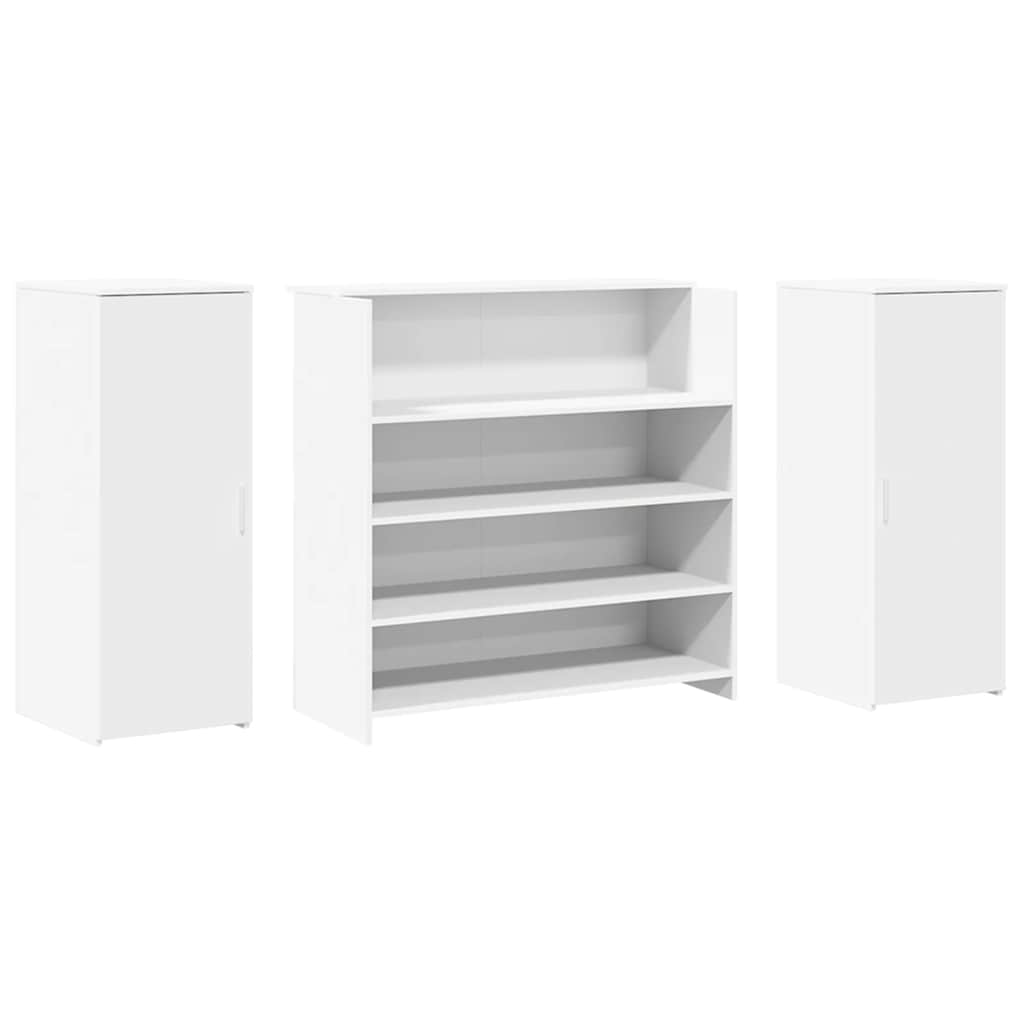 Recepcijski stol Bijeli 180x50x103,5 cm Inženirsko drvo