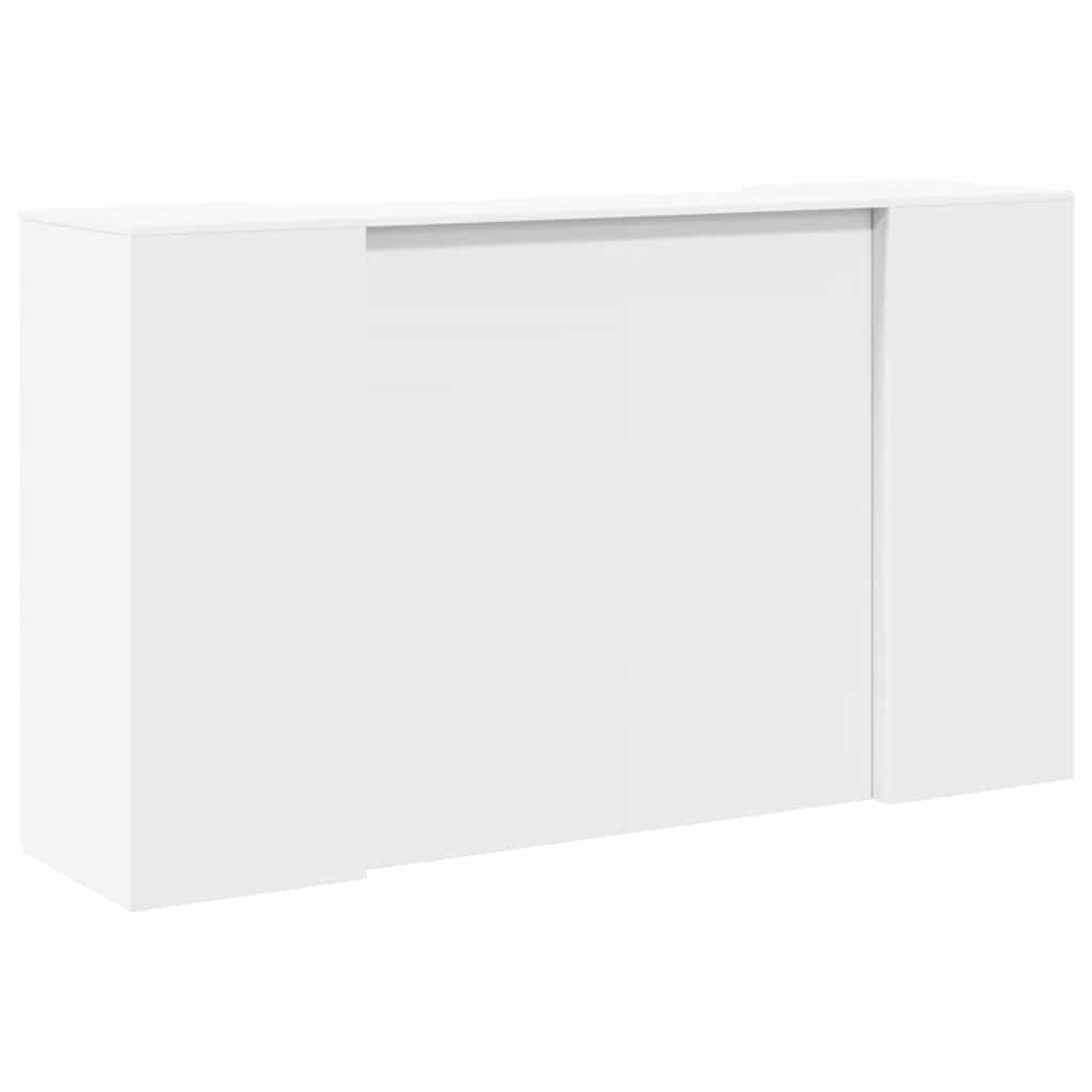 Recepcijski stol Bijeli 180x50x103,5 cm Inženirsko drvo