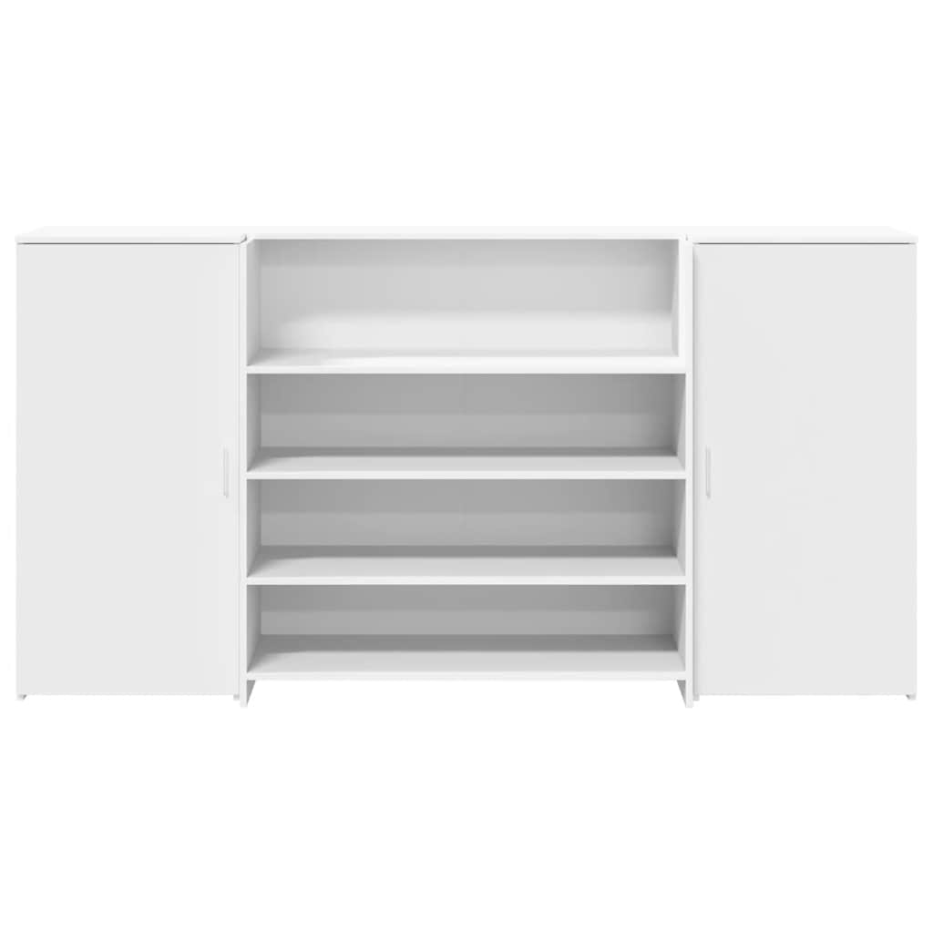 Recepcijski stol Bijeli 200x50x103,5 cm Inženirsko drvo
