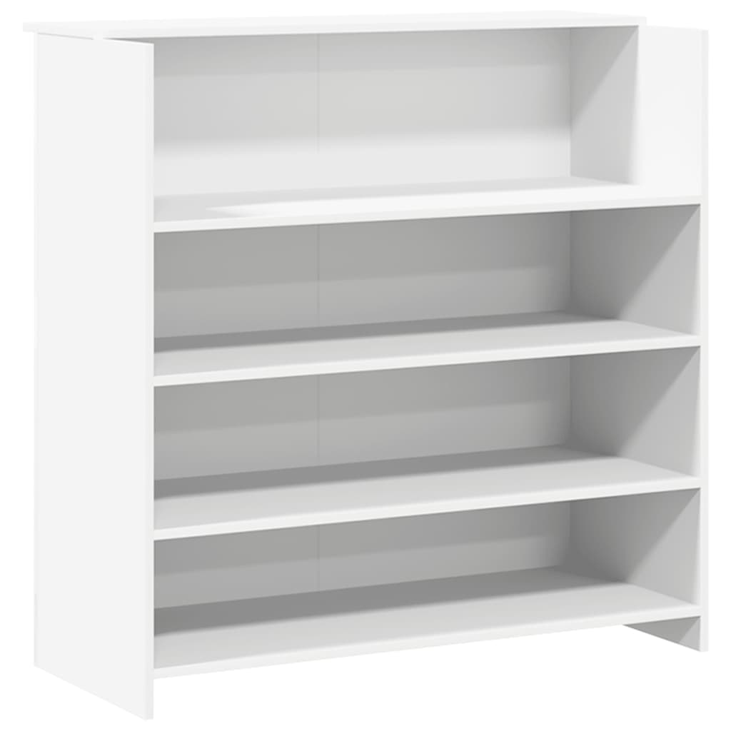 Recepcijski stol Bijeli 200x50x103,5 cm Inženirsko drvo