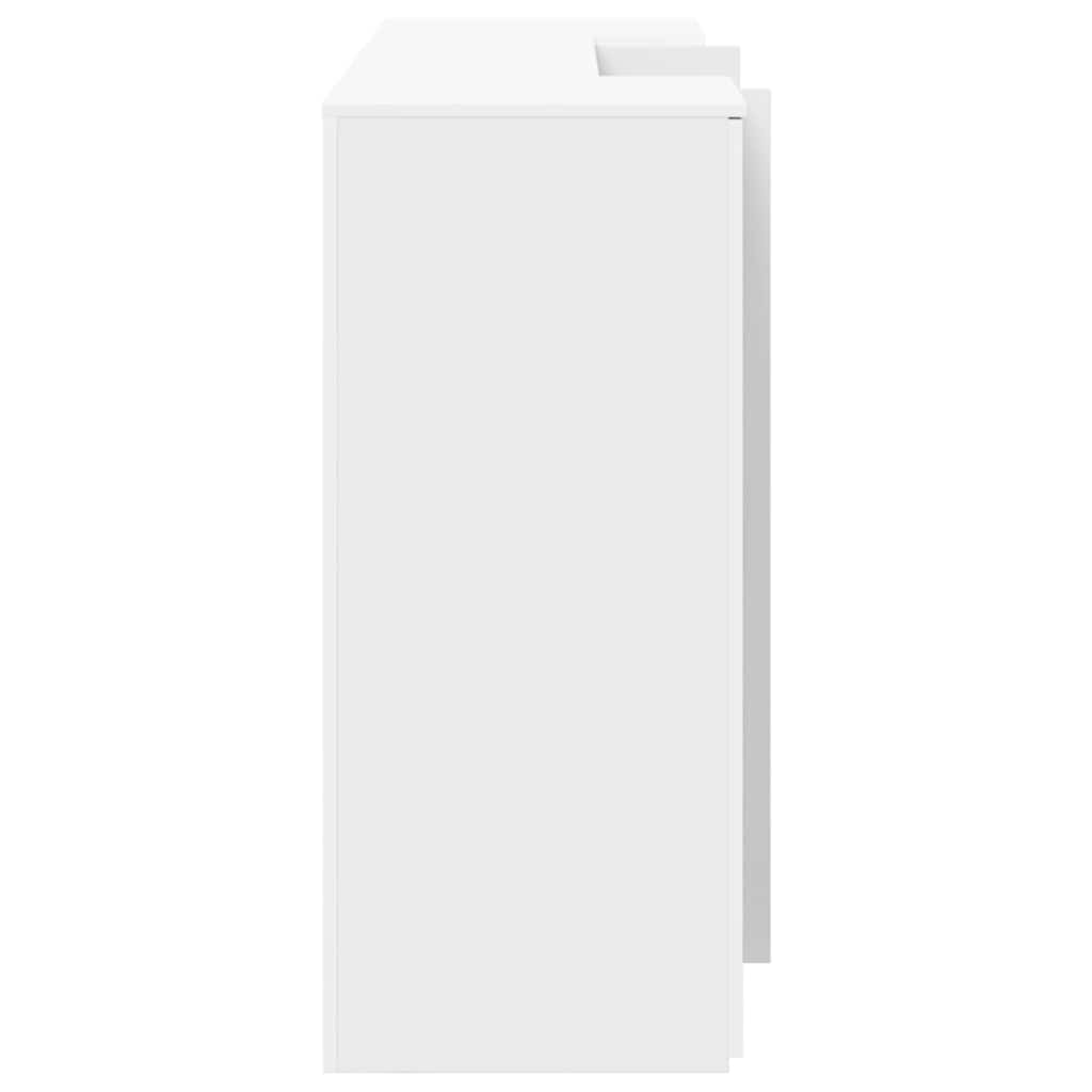 Recepcijski stol Bijeli 200x50x103,5 cm Inženirsko drvo