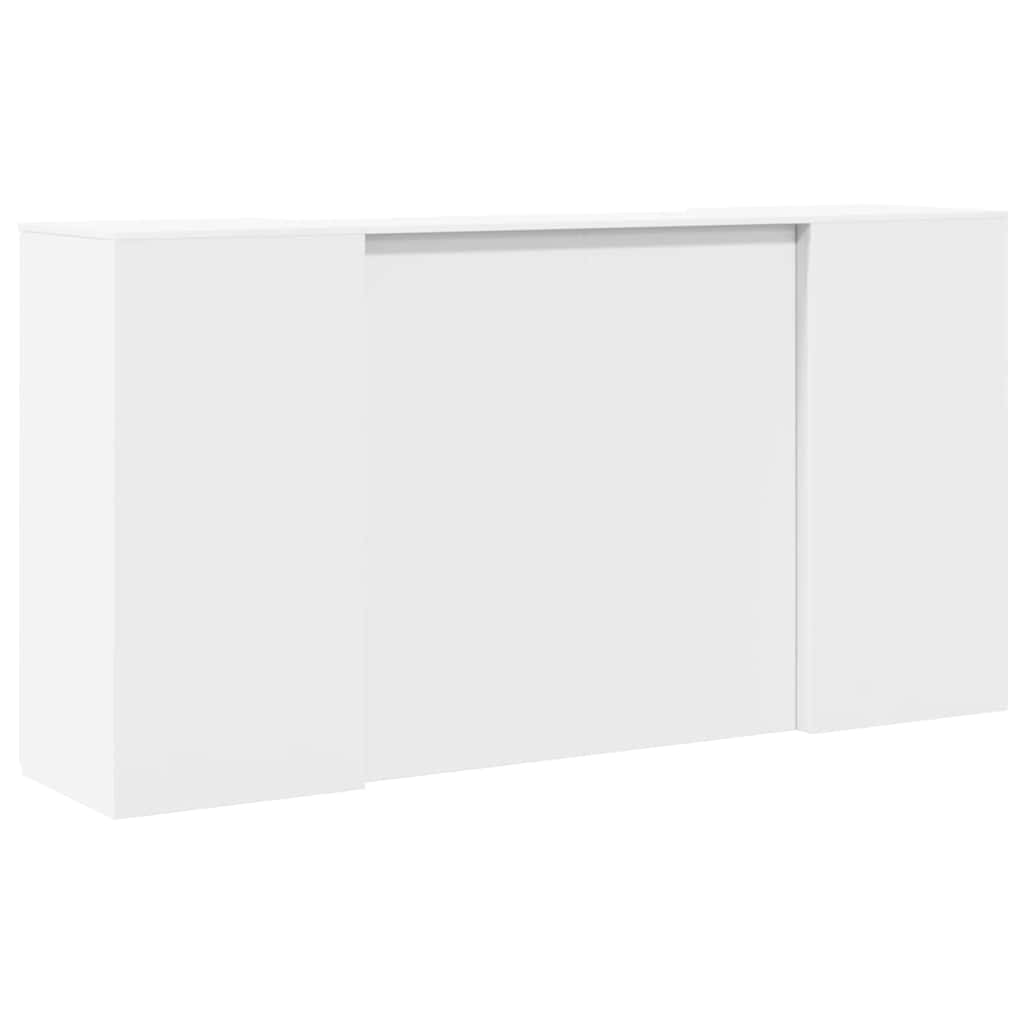 Recepcijski stol Bijeli 200x50x103,5 cm Inženirsko drvo