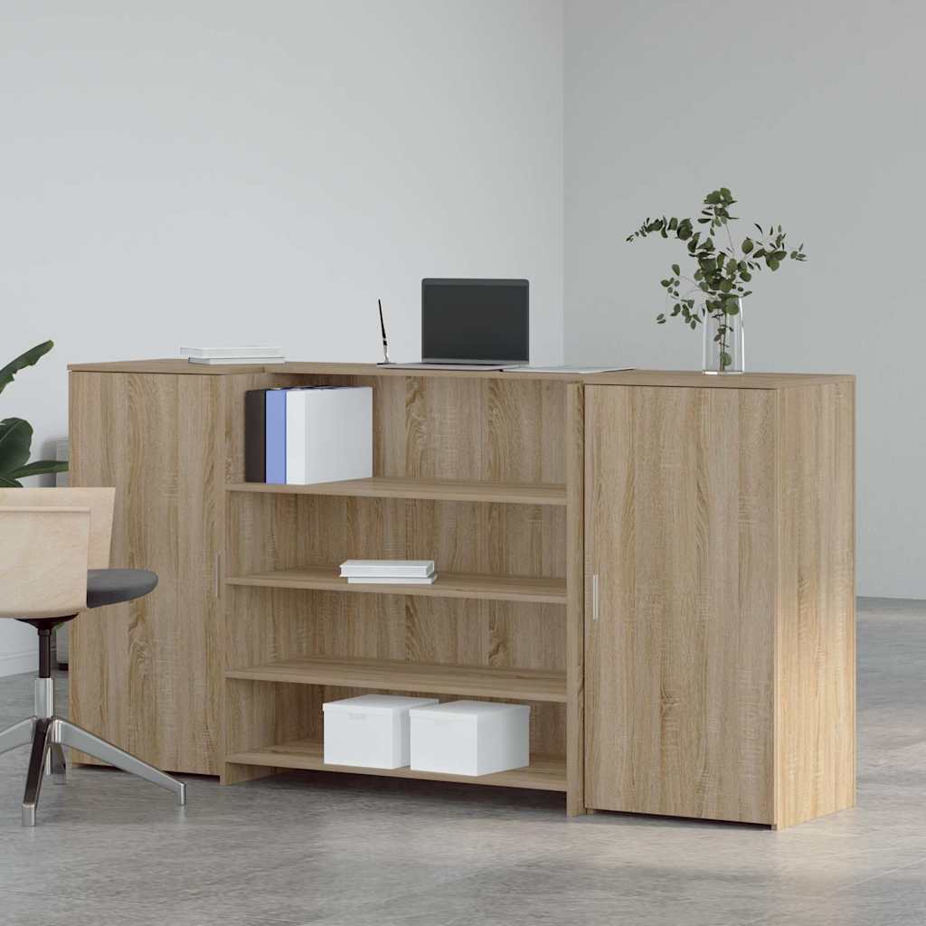 Recepcijski stol 200x50x103,5 cm od konstruiranog drva