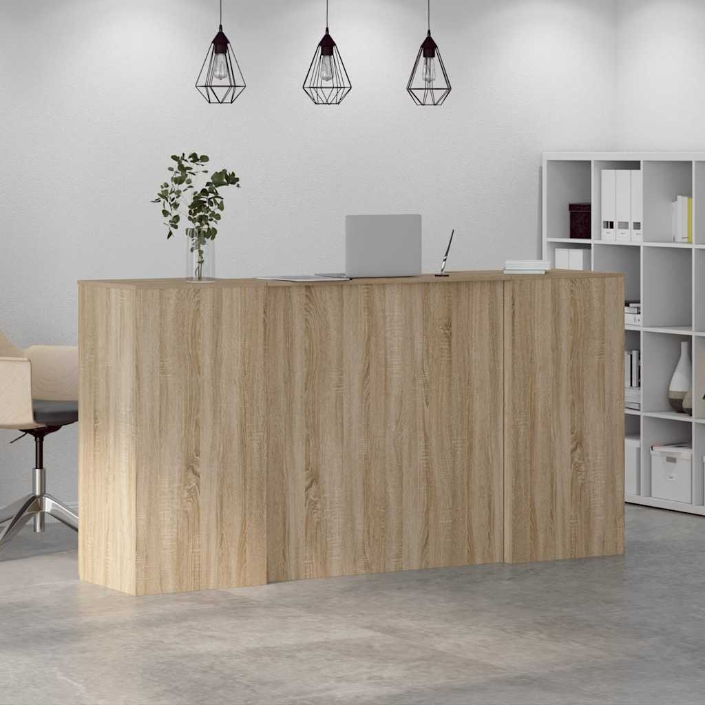 Recepcijski stol 200x50x103,5 cm od konstruiranog drva