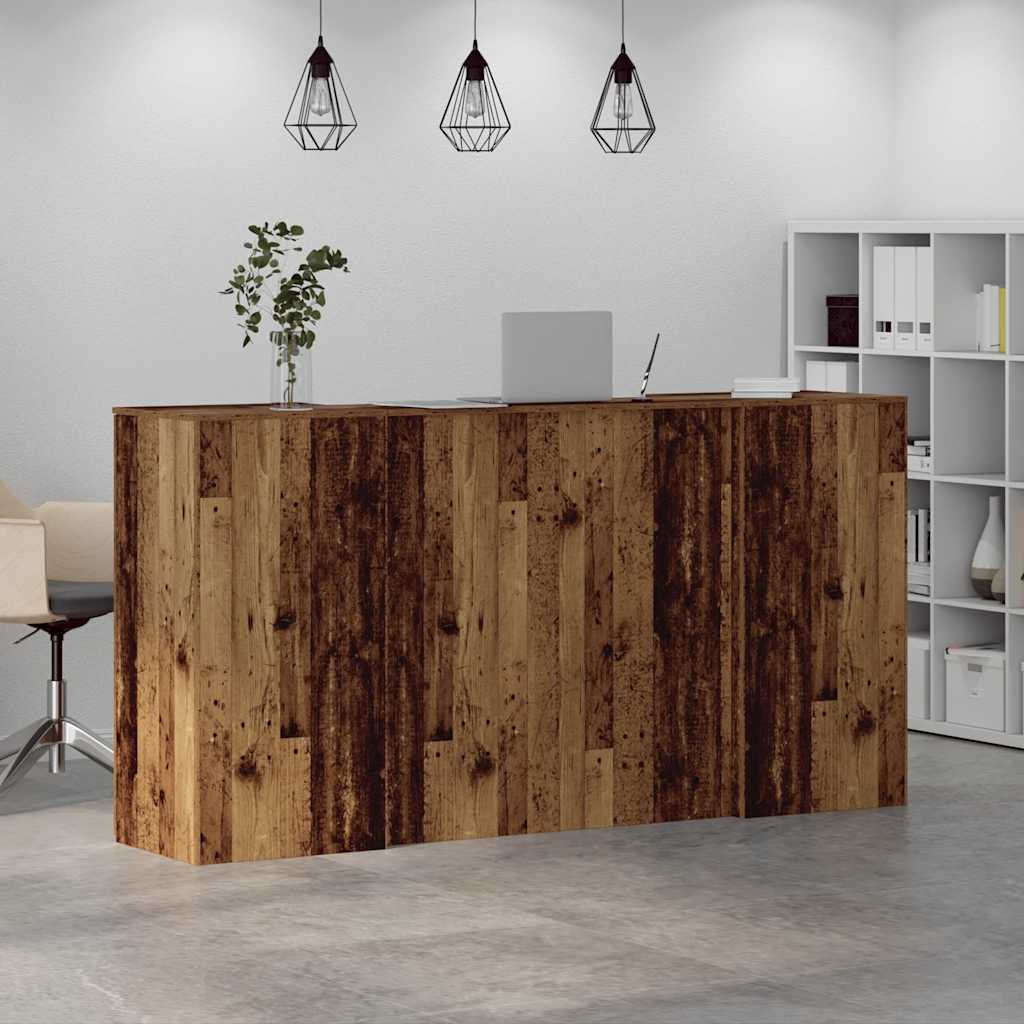 Recepcijski stol 200x50x103,5 cm od konstruiranog drva