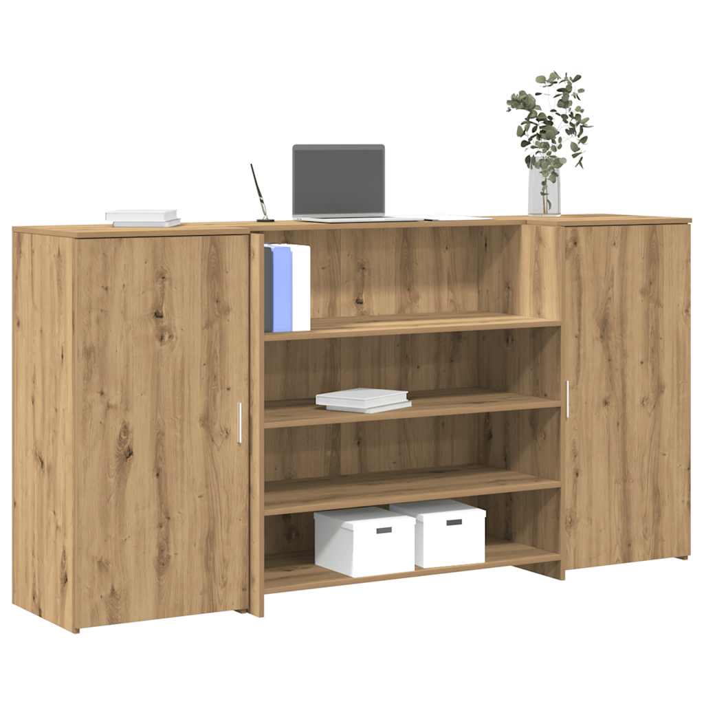 Recepcijski stol 200x50x103,5 cm od konstruiranog drva