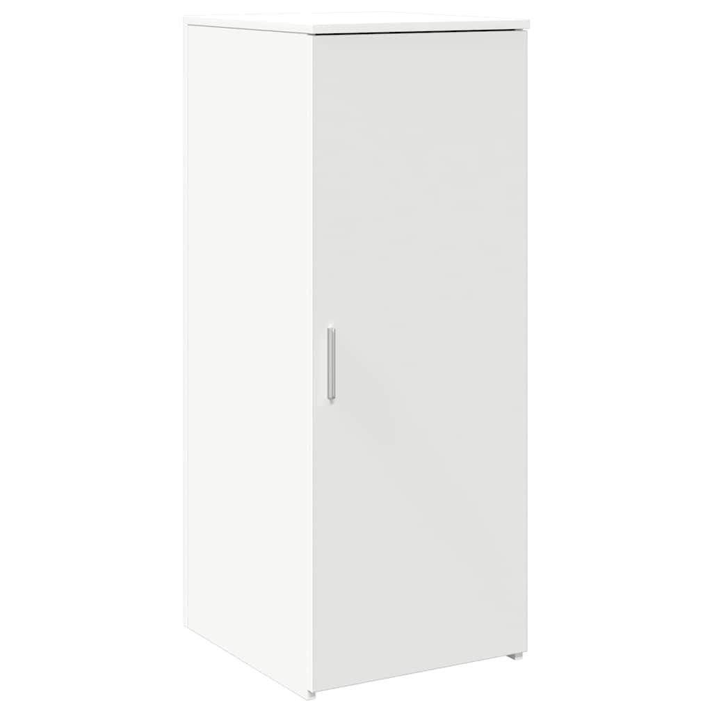 Recepcijski stol bijeli 135x50x103,5 cm izrađeno drvo