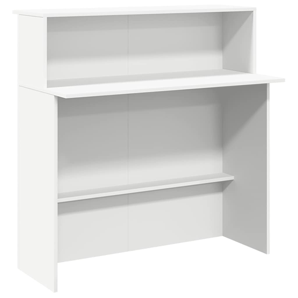 Recepcijski stol Bijeli 180x50x103,5 cm Inženirsko drvo