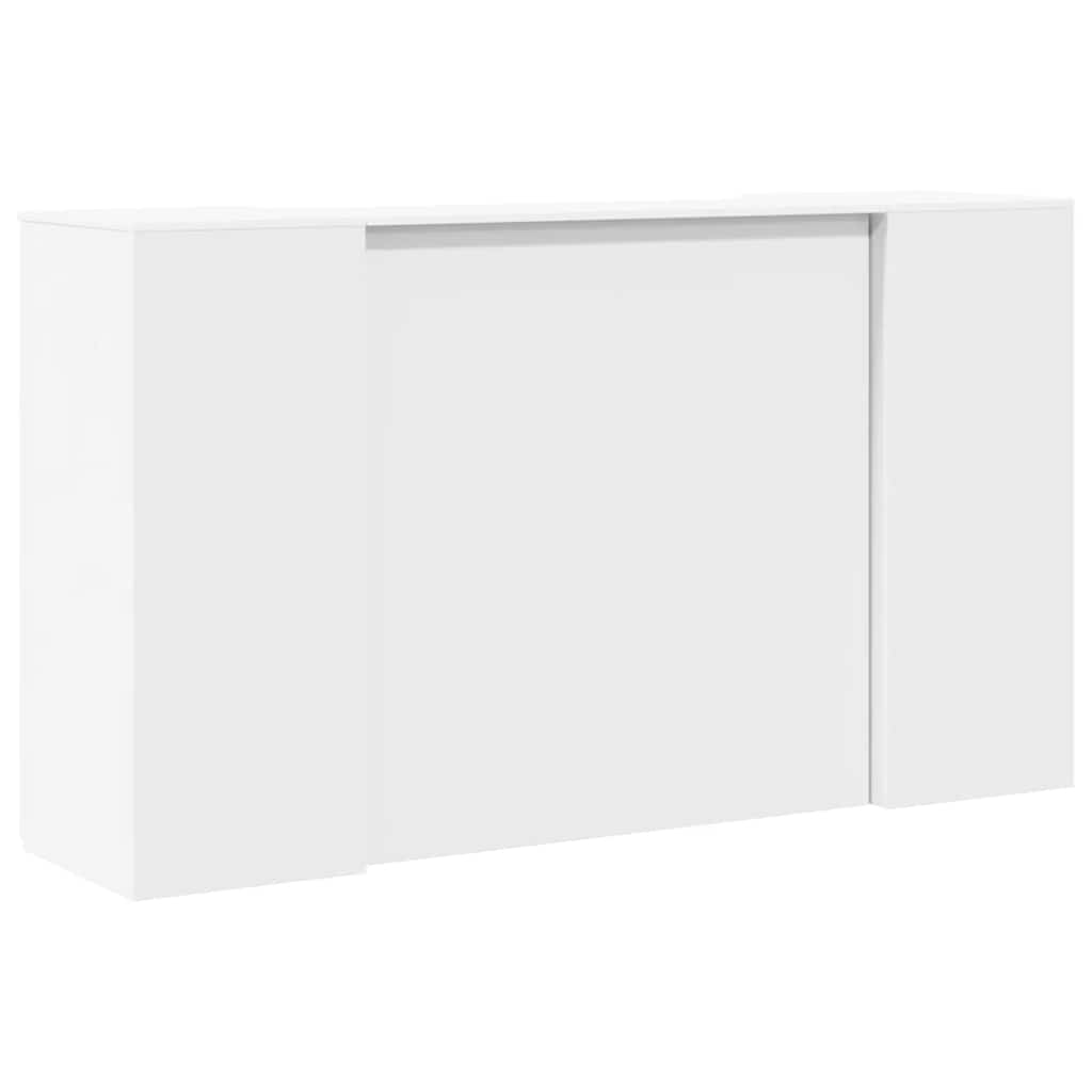 Recepcijski stol Bijeli 180x50x103,5 cm Inženirsko drvo