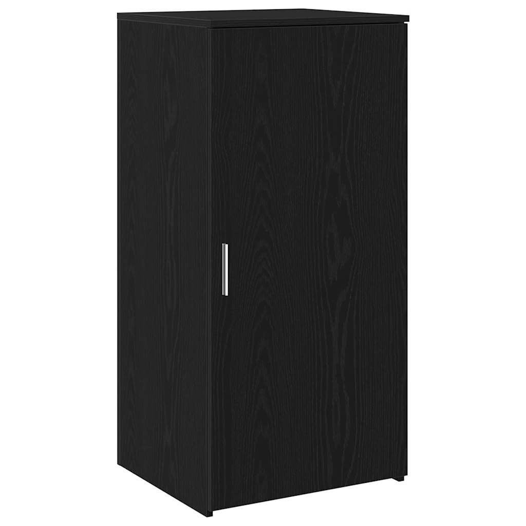 Recepcijski stol crni hrast 200x50x103,5 cm konstruiranog drva