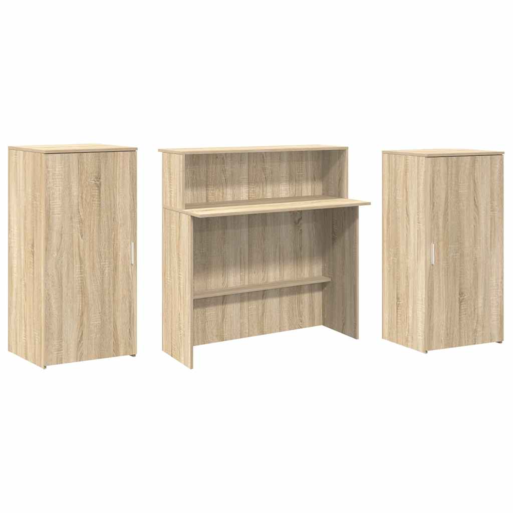 Recepcijski stol 200x50x103,5 cm od konstruiranog drva