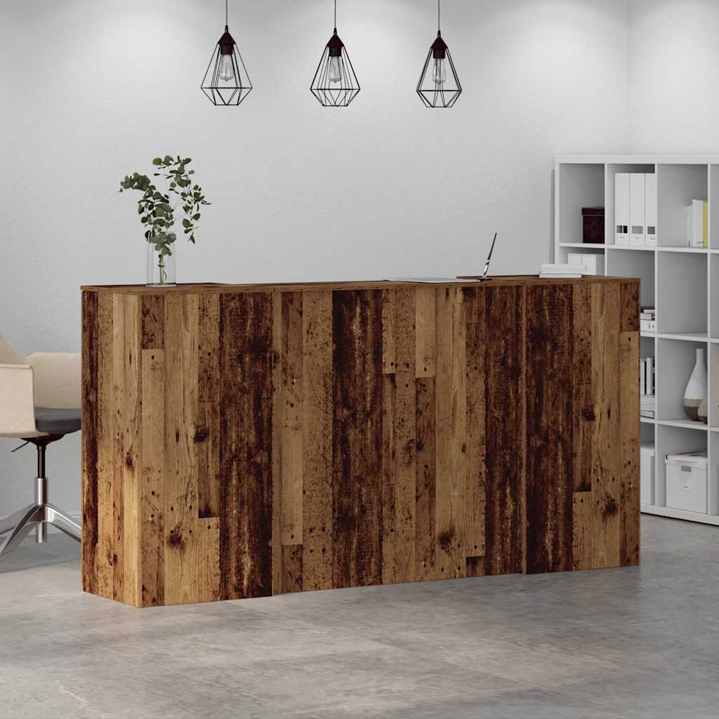 Recepcijski stol 200x50x103,5 cm od konstruiranog drva