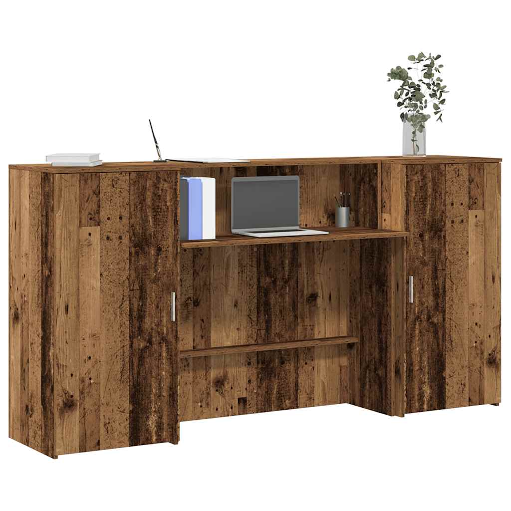 Recepcijski stol 200x50x103,5 cm od konstruiranog drva
