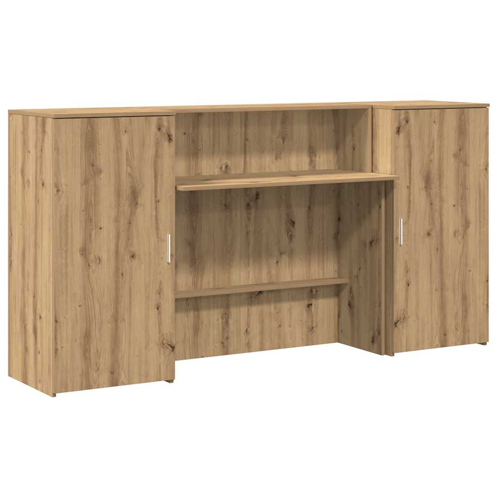 Recepcijski stol 200x50x103,5 cm od konstruiranog drva