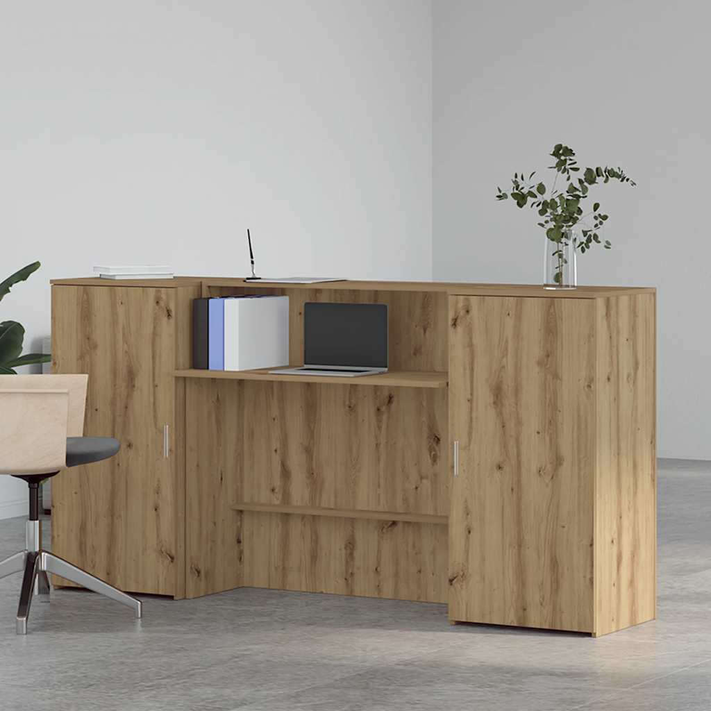 Recepcijski stol 200x50x103,5 cm od konstruiranog drva