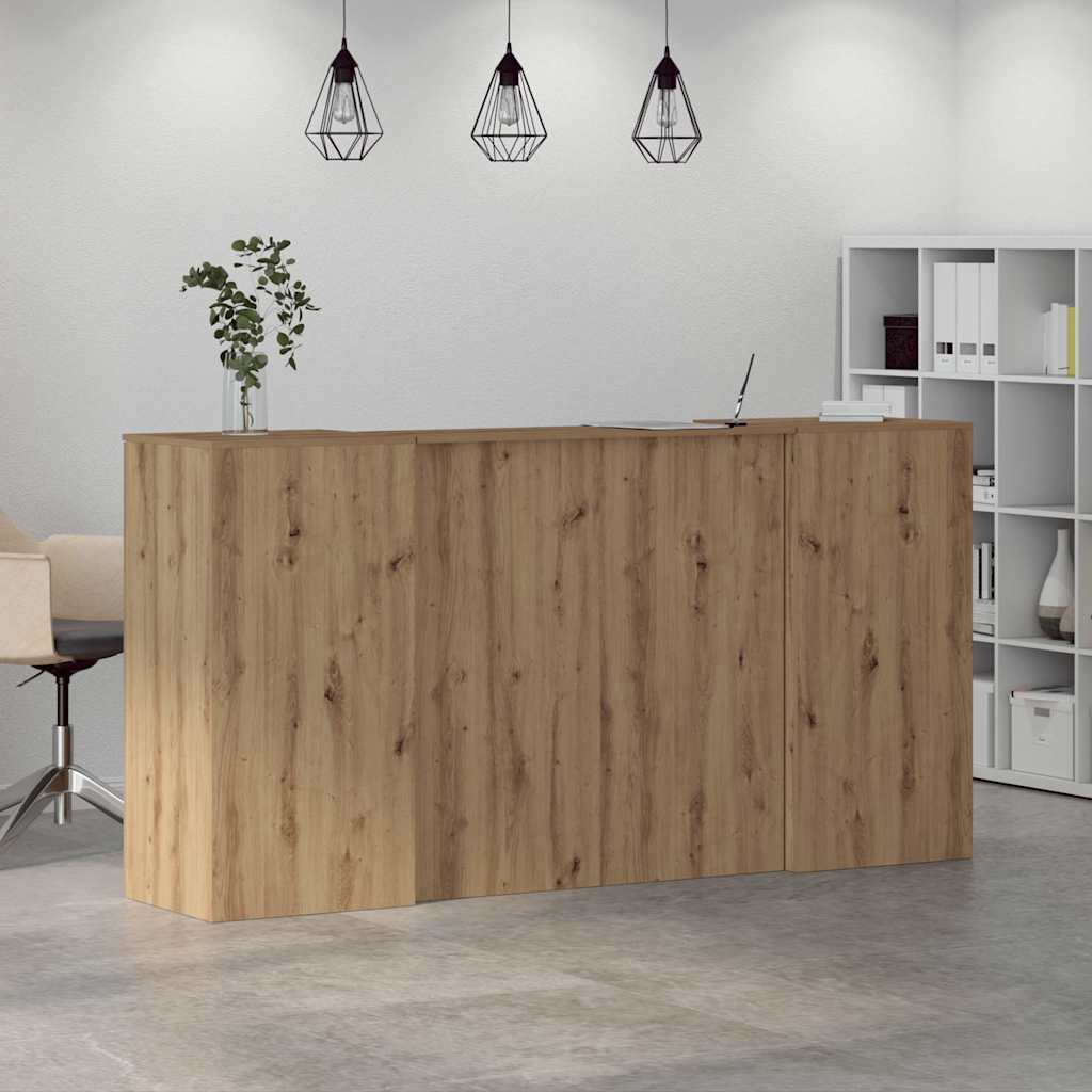 Recepcijski stol 200x50x103,5 cm od konstruiranog drva