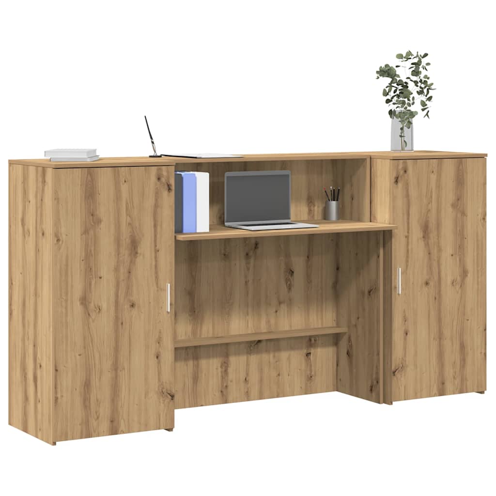 Recepcijski stol 200x50x103,5 cm od konstruiranog drva