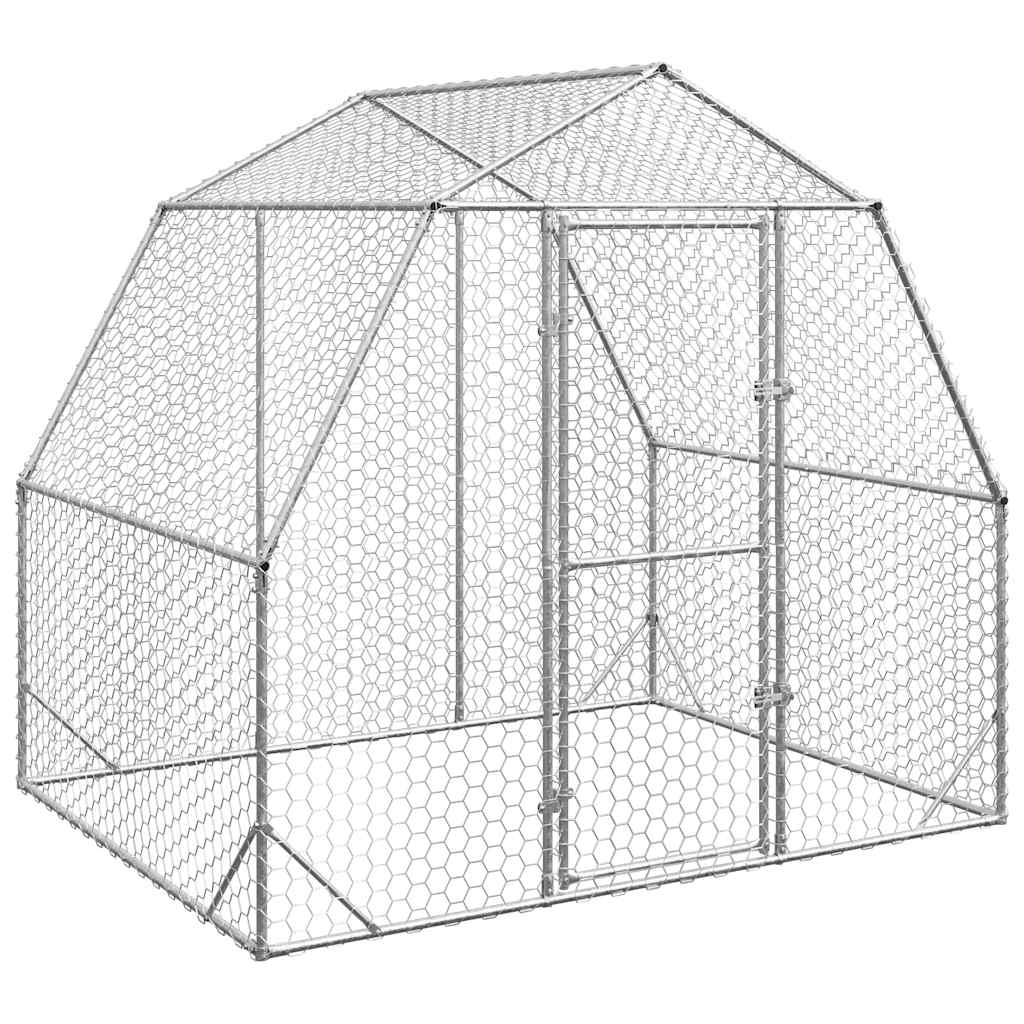 Chicken Run 2,5x2x2,25 m pocinčani čelik