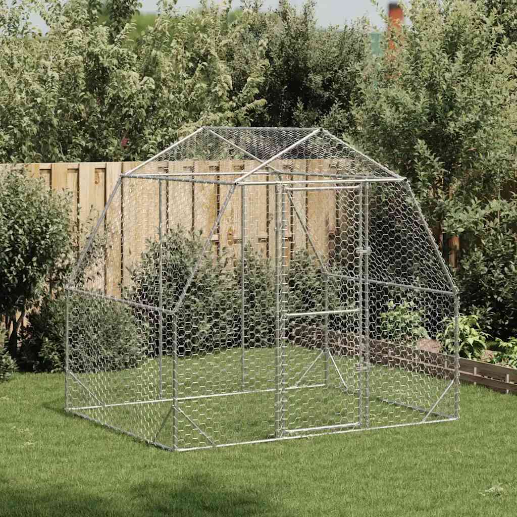 Chicken Run 2,5x2x2,25 m pocinčani čelik