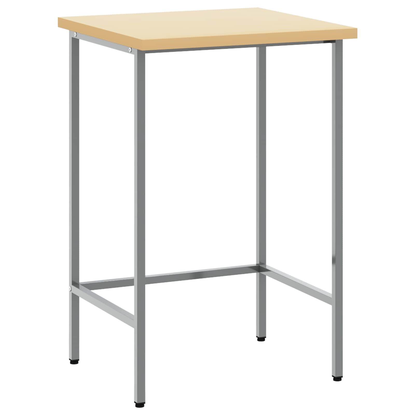 Kutna stolica Siva 55 x 55 x 85 cm Čelik i inženjerska drva