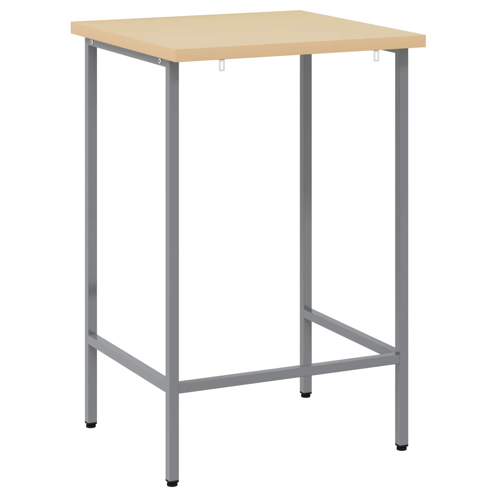 Kutna stolica Siva 55 x 55 x 85 cm Čelik i inženjerska drva