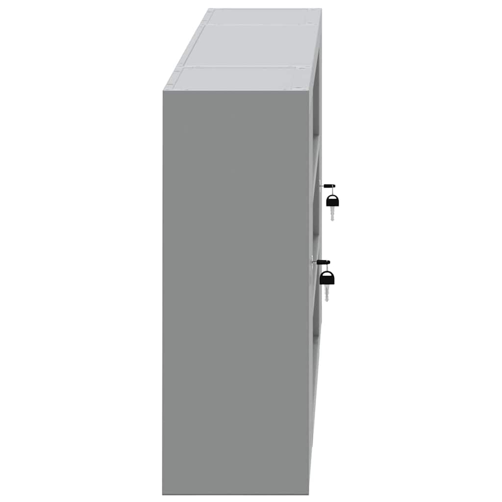 Ormar za alate s policom Crna i Siva 150 x 20 x 55 cm