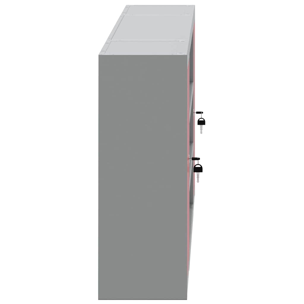 Ormar za alate s policom Crvena i siva 150 x 20 x 55 cm