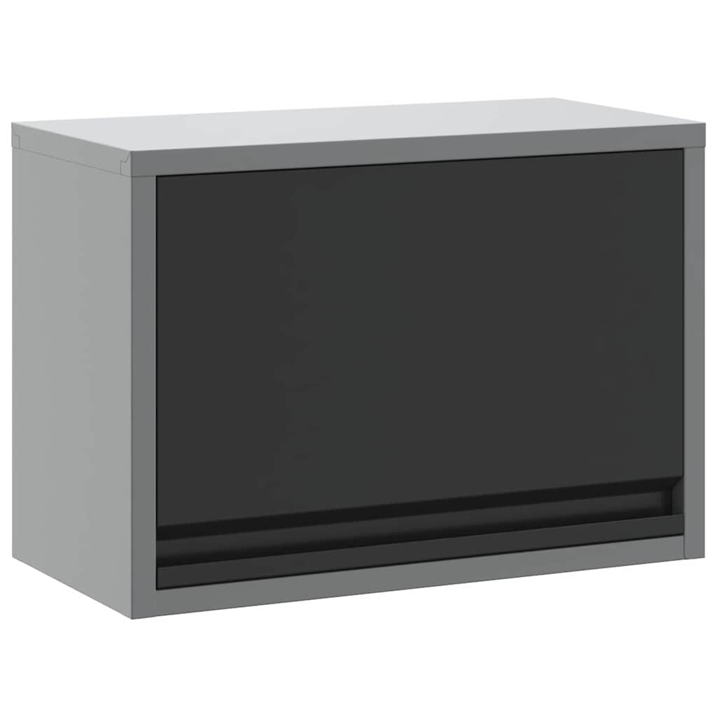 Ormar za alate s pohranom Crna i Siva 50 x 25 x 35 cm