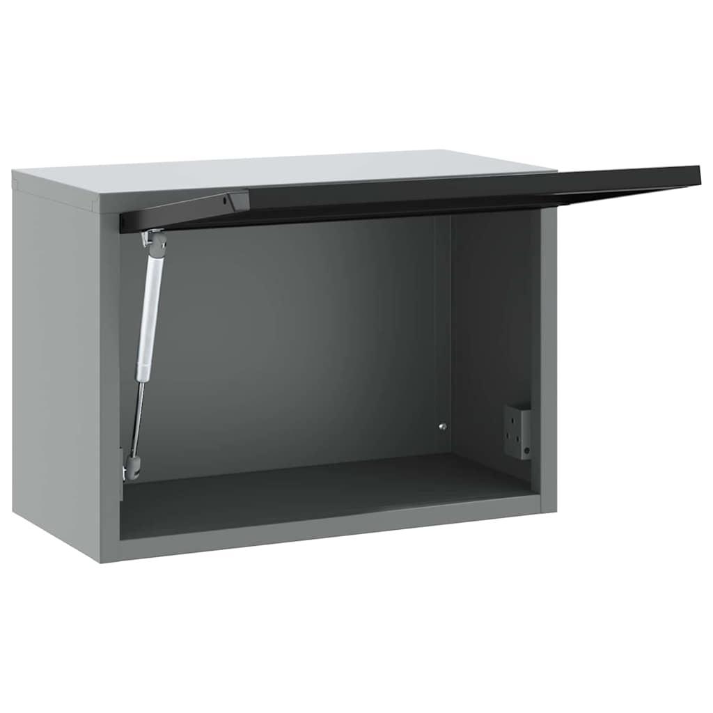 Ormar za alate s pohranom Crna i Siva 50 x 25 x 35 cm