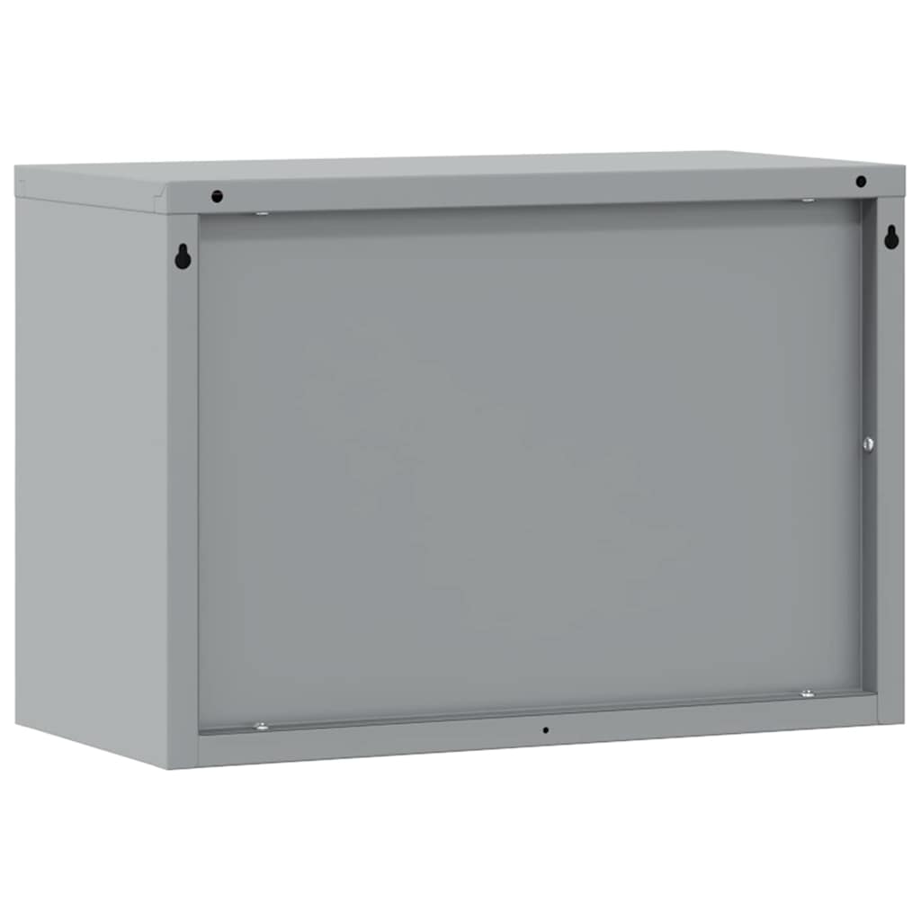 Ormar za alate s pohranom Crna i Siva 50 x 25 x 35 cm