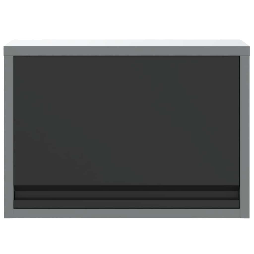 Ormar za alate s pohranom Crna i Siva 50 x 25 x 35 cm