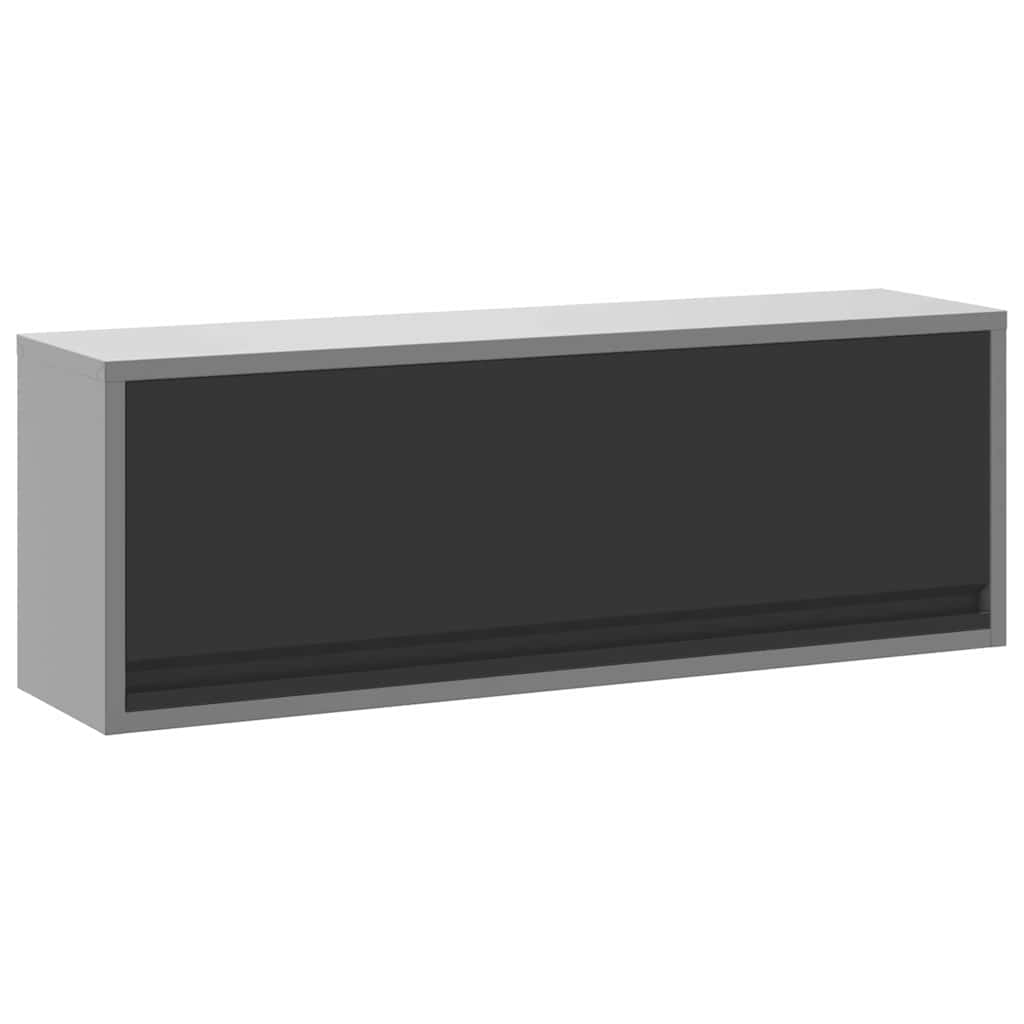 Ormar za alate s pohranom Crna i Siva 100 x 25 x 35 cm