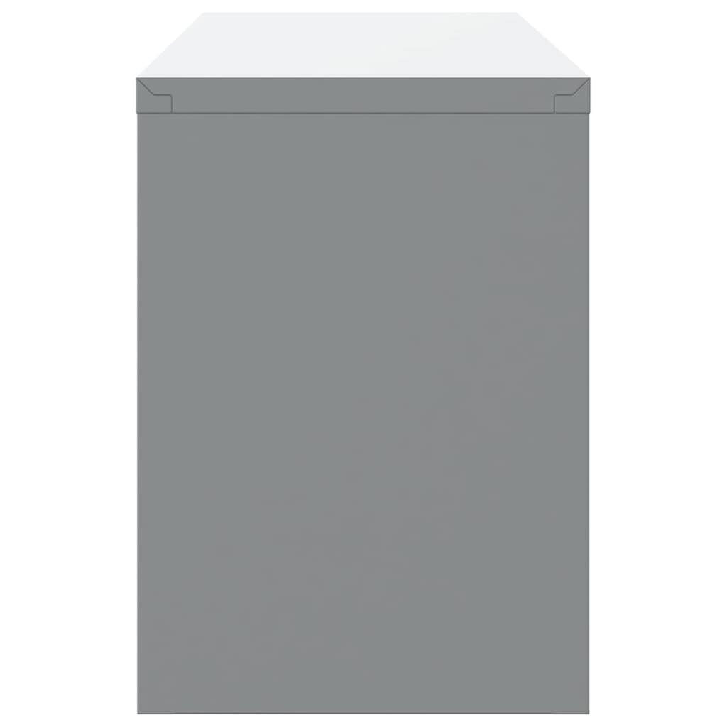 Ormar za alate s pohranom Crna i Siva 100 x 25 x 35 cm