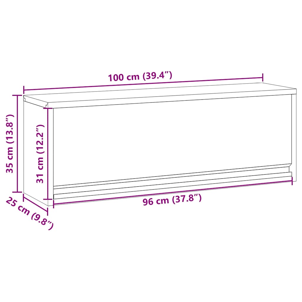 Ormar za alate s pohranom Crna i Siva 100 x 25 x 35 cm