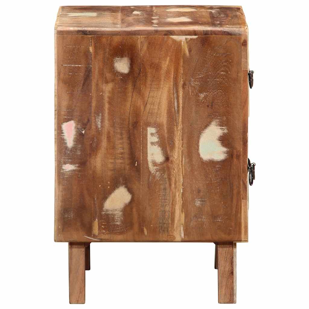 Noćni ormarić 2 kom 40x32x46 cm Obrađeno puno drvo