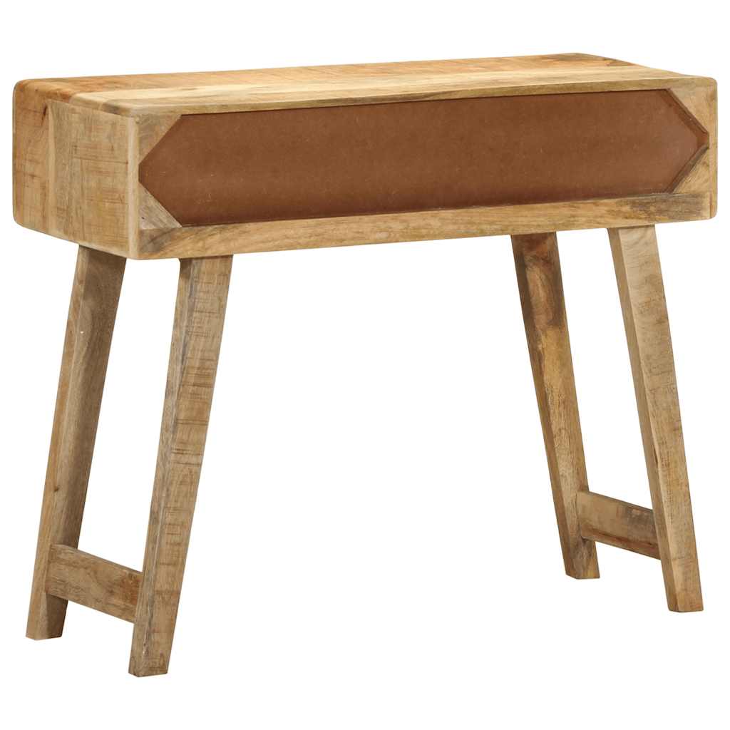 Konzolni stol 90x32x75 cm Puno drvo Grubo Mango