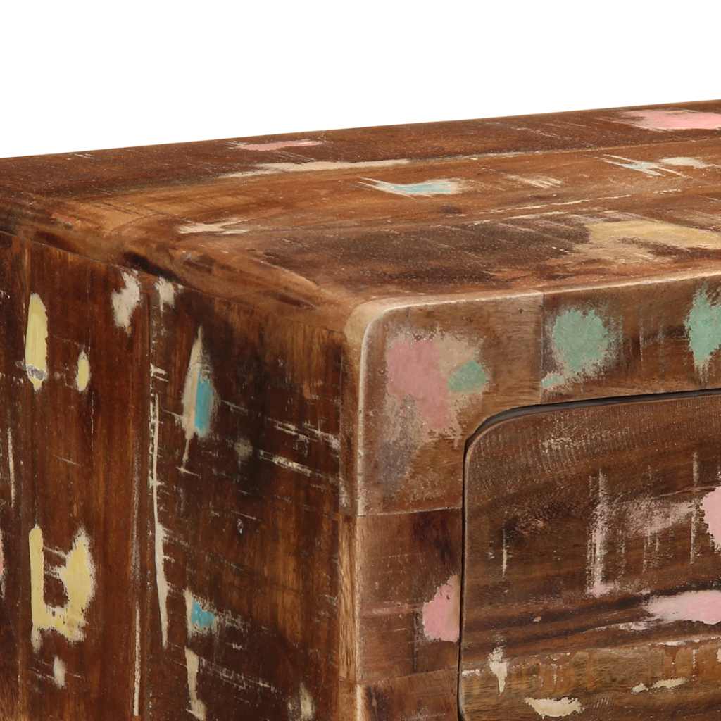 Konzolni stol 90x32x75 cm od masivnog obnovljenog drva