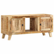 TV ormarić 105x46x32 cm puno drvo grubo mango