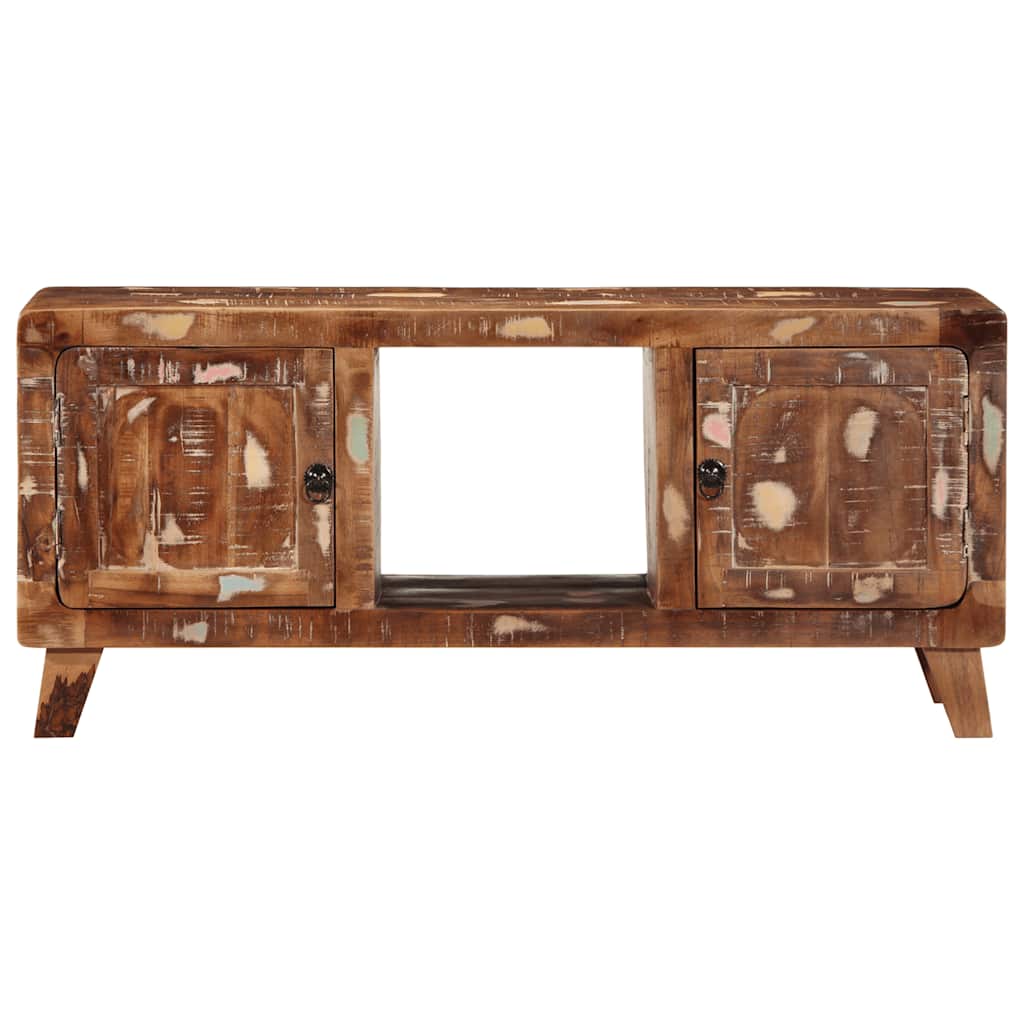 TV ormarić 105x46x32 cm od masivnog obnovljenog drva