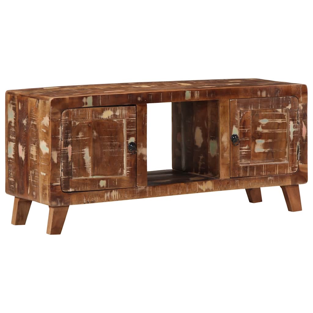 TV ormarić 105x46x32 cm od masivnog obnovljenog drva