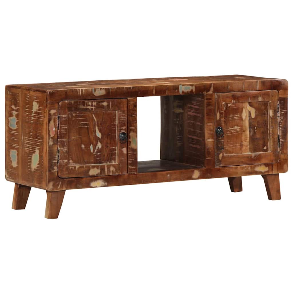 TV ormarić 105x46x32 cm od masivnog obnovljenog drva