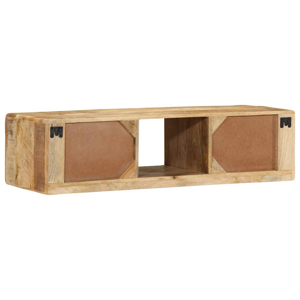Zidni TV ormarić 100x32x25 cm puno drvo grubo mango